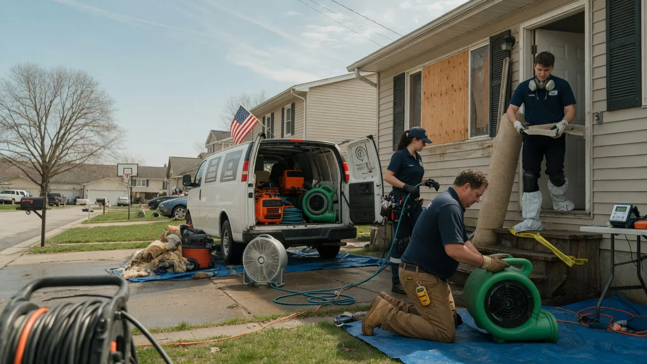 Water Damage Restoration in Dilltown, PA near me